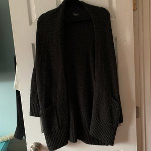 Zara Grey Chunky Knit Cardigan